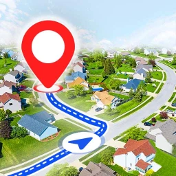 GPS Earth Maps Satellite View 图标